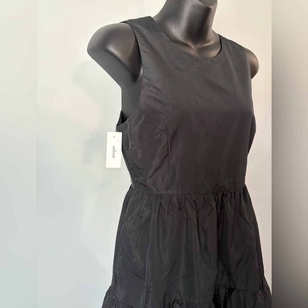 ARITZIA||Wilfred~Italian Taffeta Midi Dress - Picture 9 of 12
